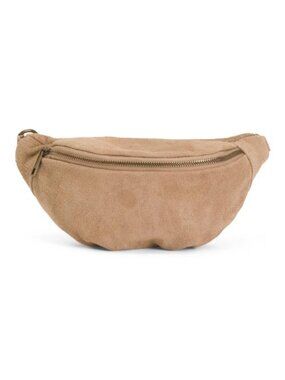 MARLON Made In Italy Suede Large Belt Bag